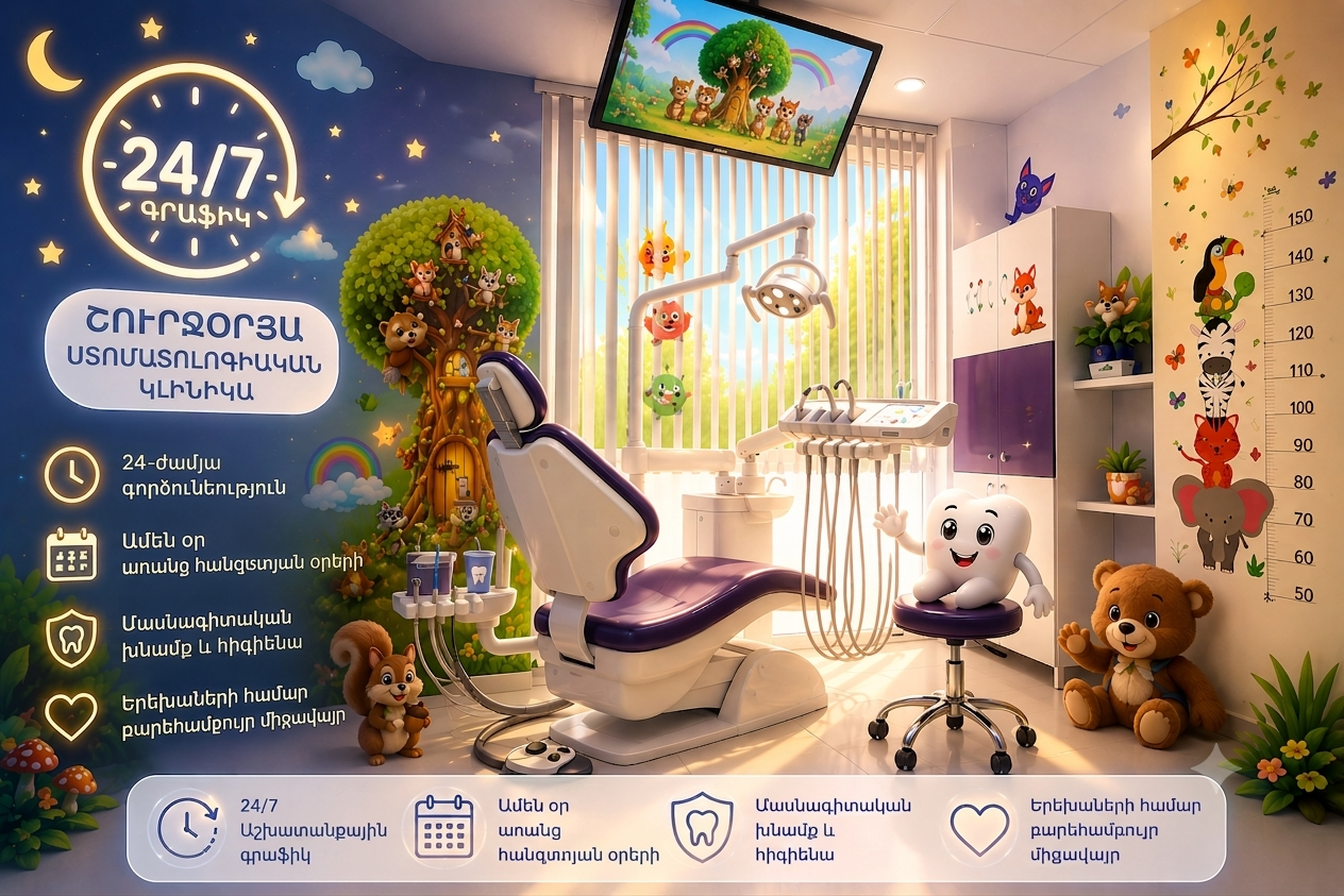 Pediatric dentistry — 32 Dental Medical Center, Yerevan